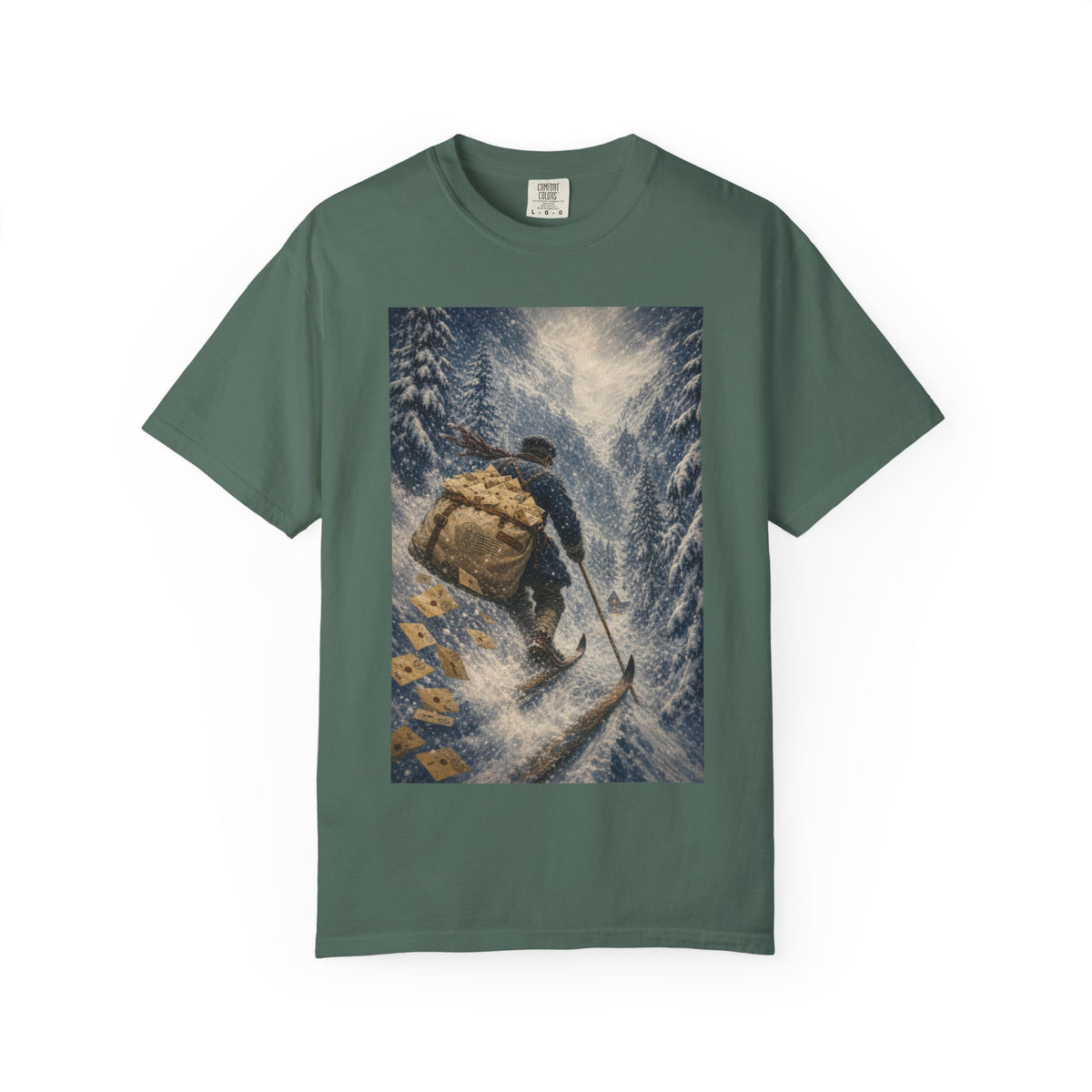 Snowshoe Thompson 1856 — Vintage Ski Mailman Shirt | Funny Mail Carrier Tee
