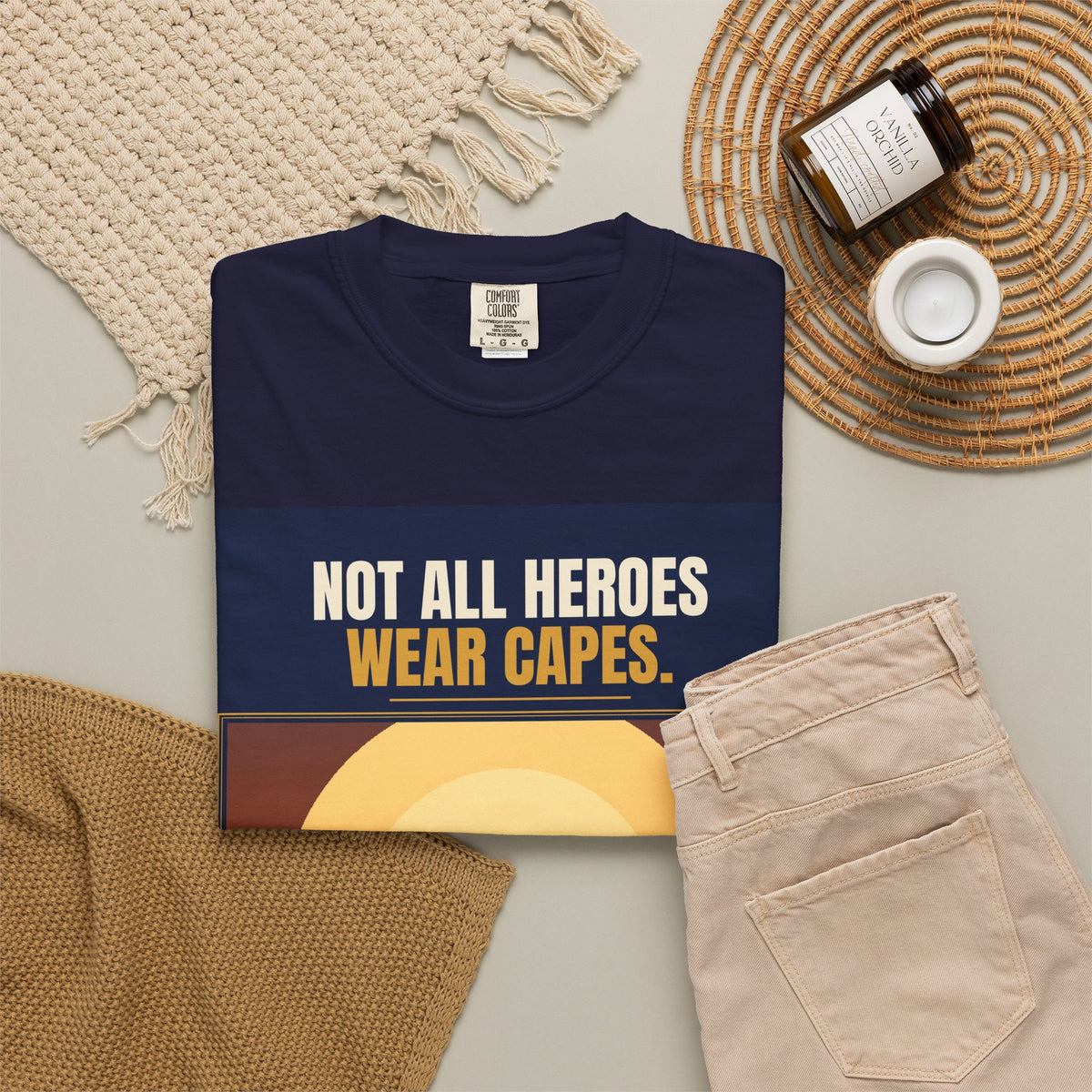 Mail Carrier T-Shirt - Not All Heroes | Funny Mail Carrier Tee | Comfort Colors