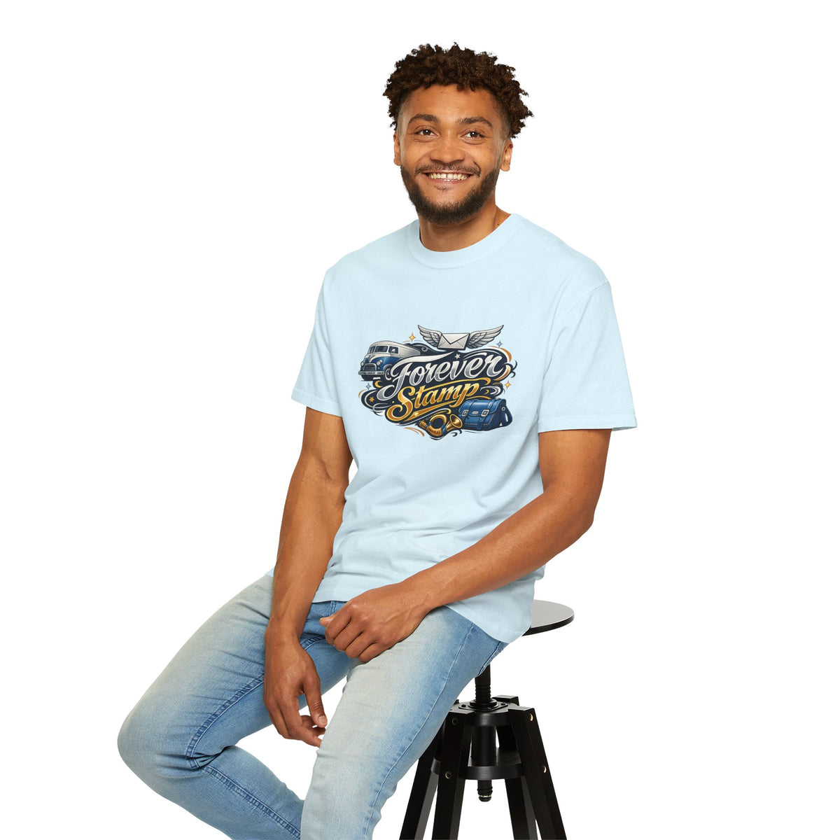 Mail Carrier T-Shirt - Forever Stamp | Funny Mail Carrier Tee | Comfort Colors