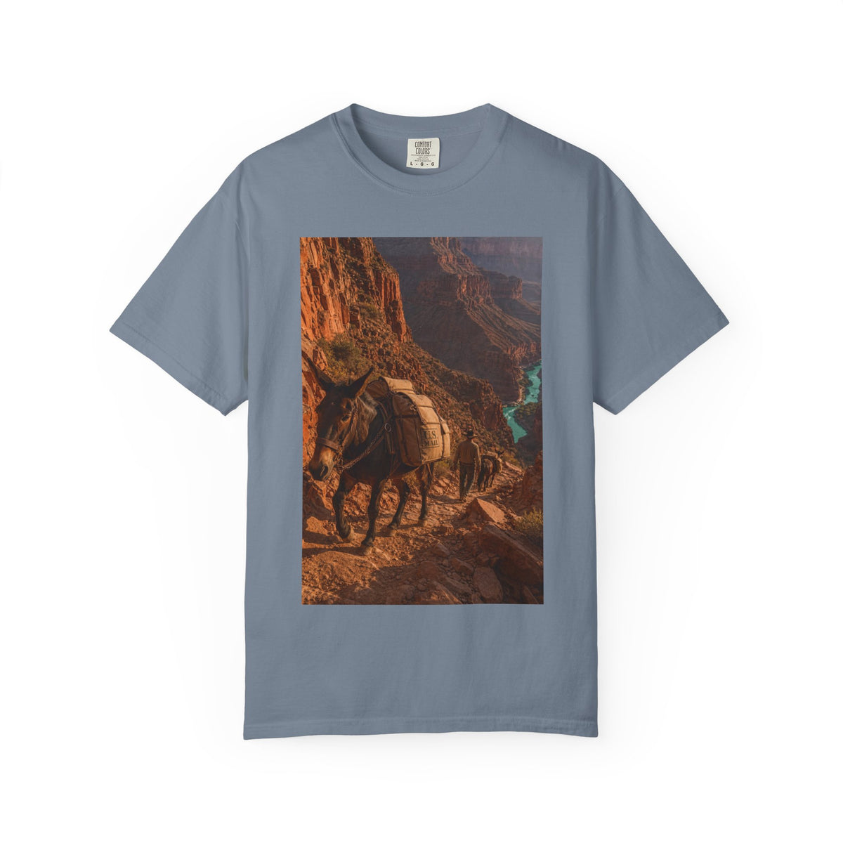 Mule Mail Supai — Vintage Grand Canyon Mail Shirt | Trivia Mail Carrier Tee