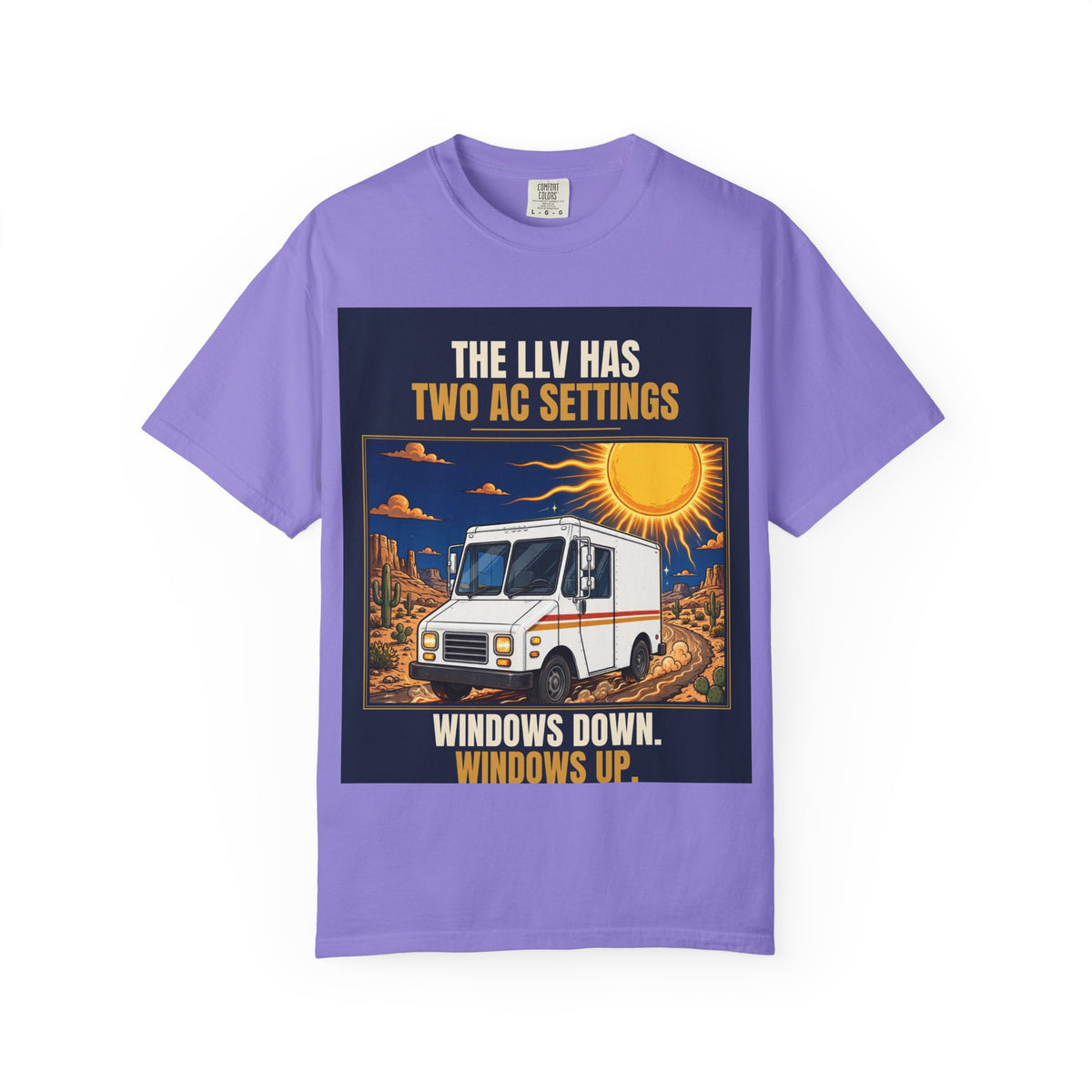Mail Carrier T-Shirt - Two AC Settings | Funny Mail Carrier Tee | Comfort Colors