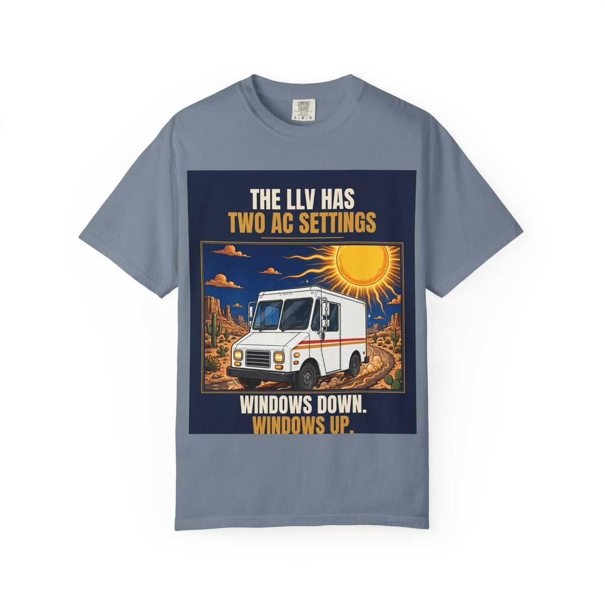 Mail Carrier T-Shirt - Two AC Settings | Funny Mail Carrier Tee | Comfort Colors