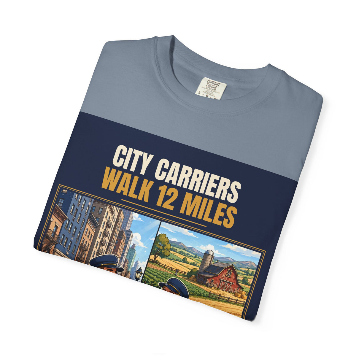 Mail Carrier T-Shirt - City Vs Rural | Funny Mail Carrier Tee | Comfort Colors