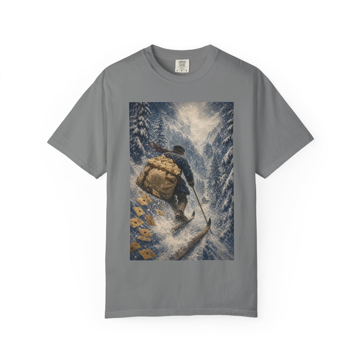 Snowshoe Thompson 1856 — Vintage Ski Mailman Shirt | Funny Mail Carrier Tee