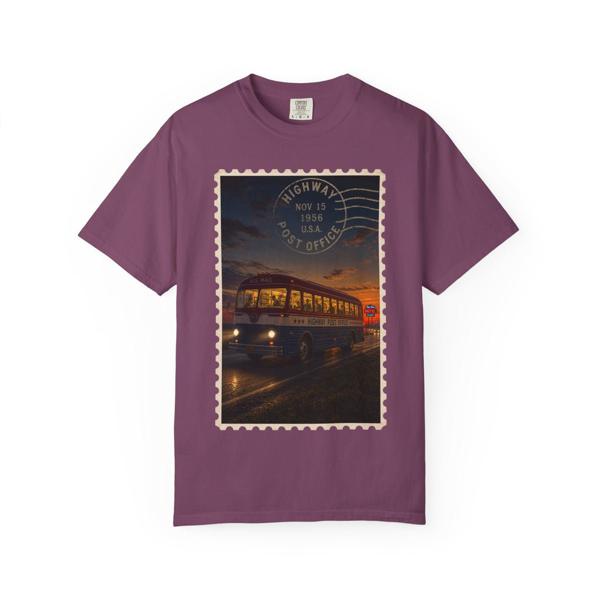Highway Post Office 1941 — Vintage Mail Bus Shirt | Trivia Mail Carrier Tee