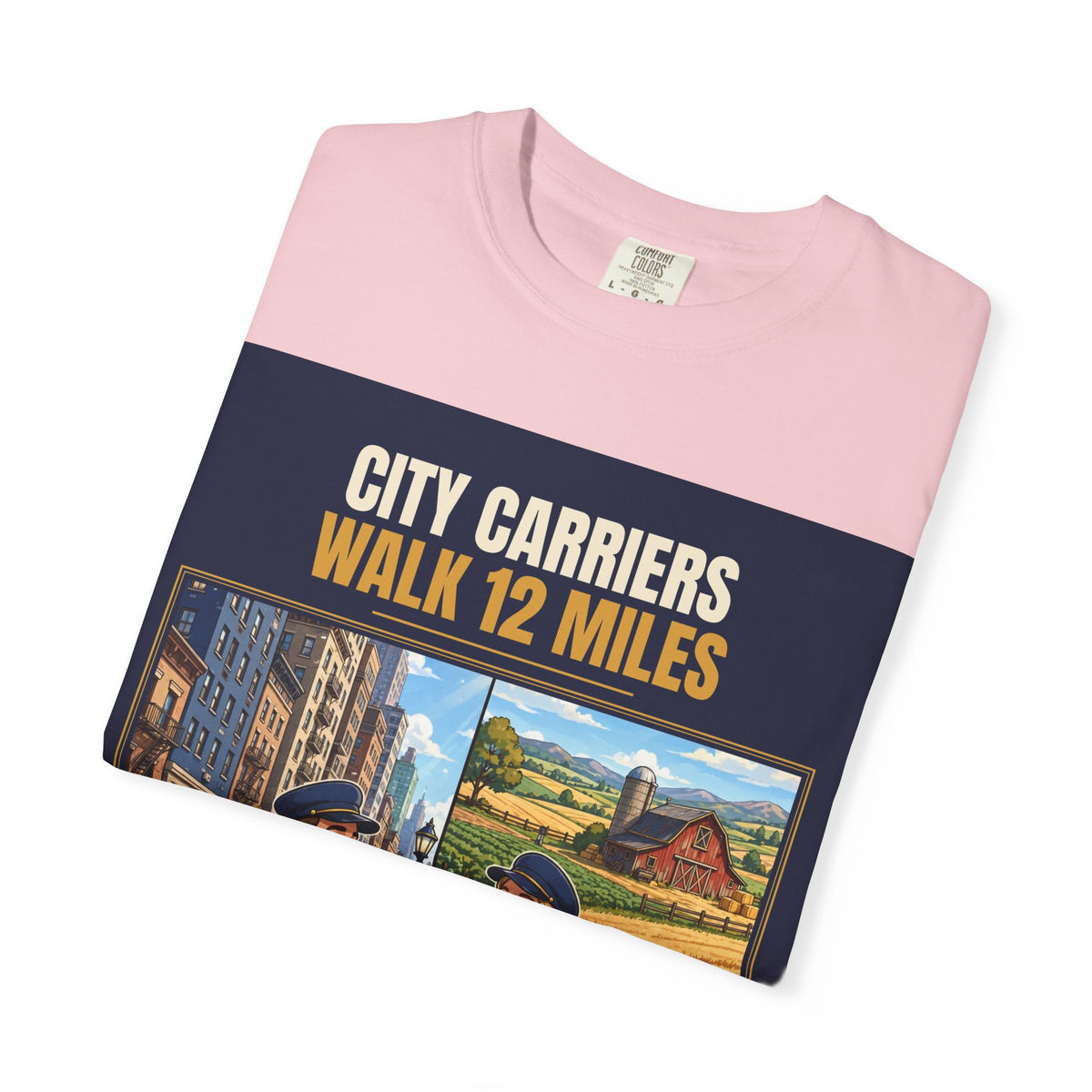 Mail Carrier T-Shirt - City Vs Rural | Funny Mail Carrier Tee | Comfort Colors