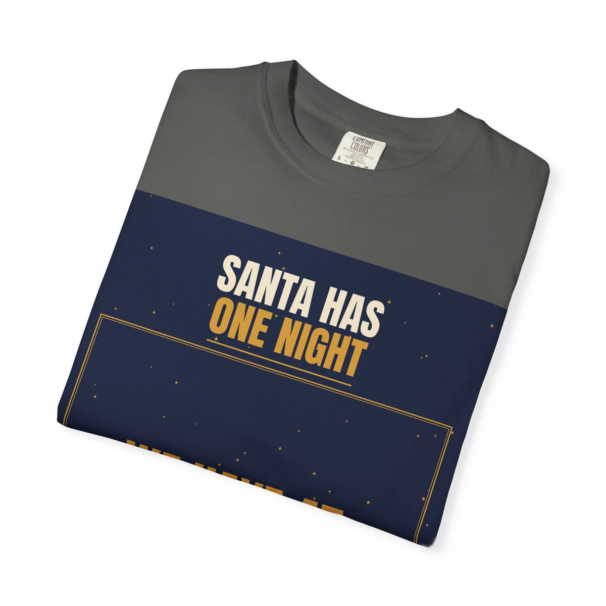 Mail Carrier T-Shirt - Santa Has One Night | Funny Mail Carrier Tee | Comfort Colors