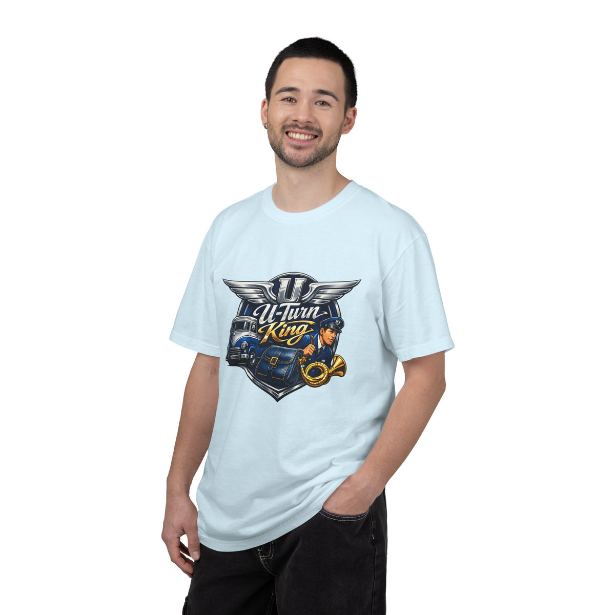 Mail Carrier T-Shirt - U-Turn King | Funny Mail Carrier Tee | Comfort Colors | Comfort Colors® 1717