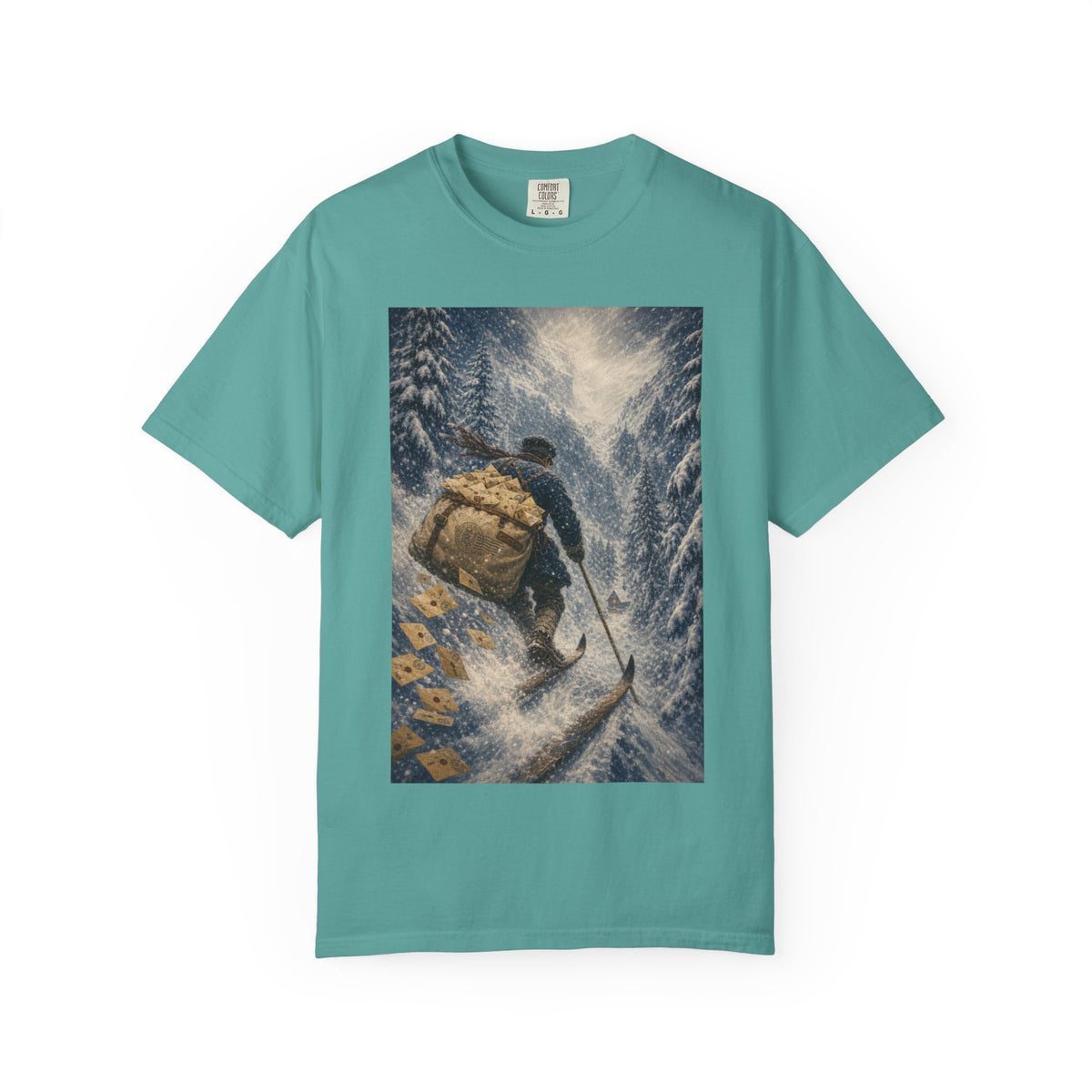 Snowshoe Thompson 1856 — Vintage Ski Mailman Shirt | Funny Mail Carrier Tee