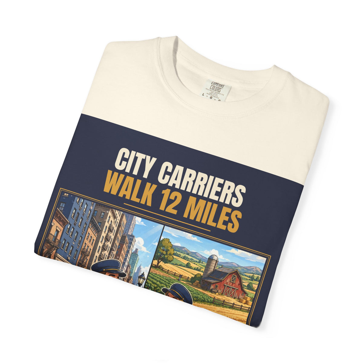 Mail Carrier T-Shirt - City Vs Rural | Funny Mail Carrier Tee | Comfort Colors