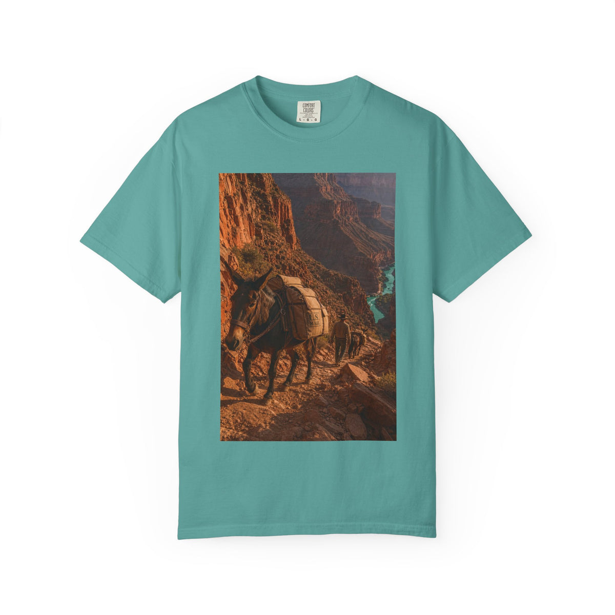 Mule Mail Supai — Vintage Grand Canyon Mail Shirt | Trivia Mail Carrier Tee