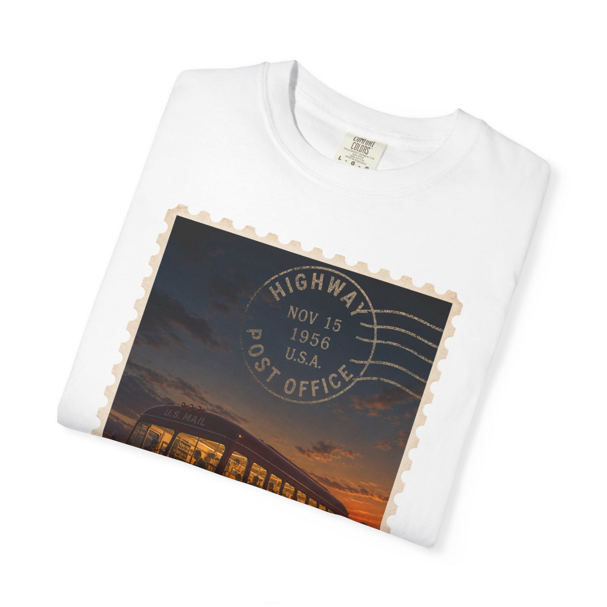Highway Post Office 1941 — Vintage Mail Bus Shirt | Trivia Mail Carrier Tee
