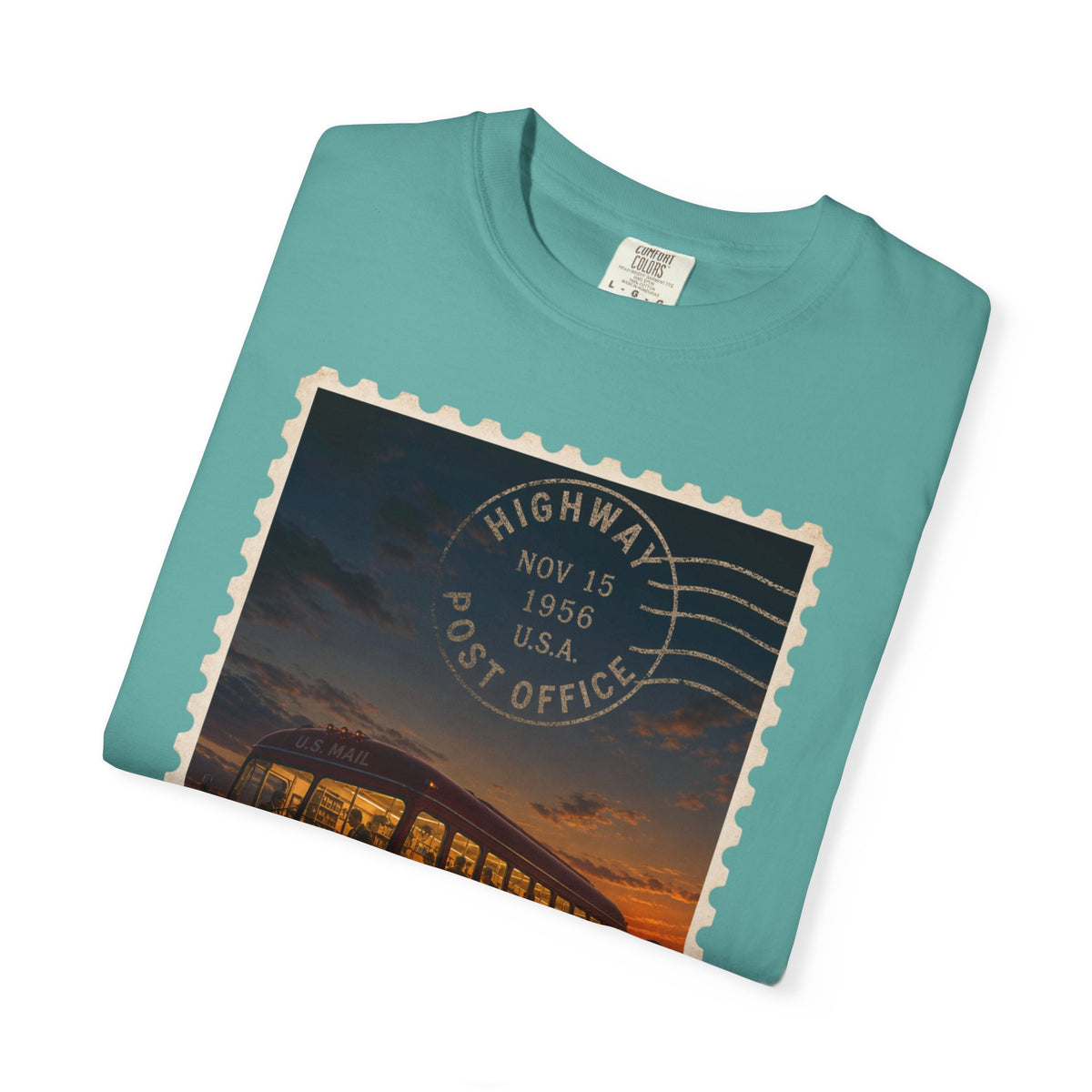 Highway Post Office 1941 — Vintage Mail Bus Shirt | Trivia Mail Carrier Tee