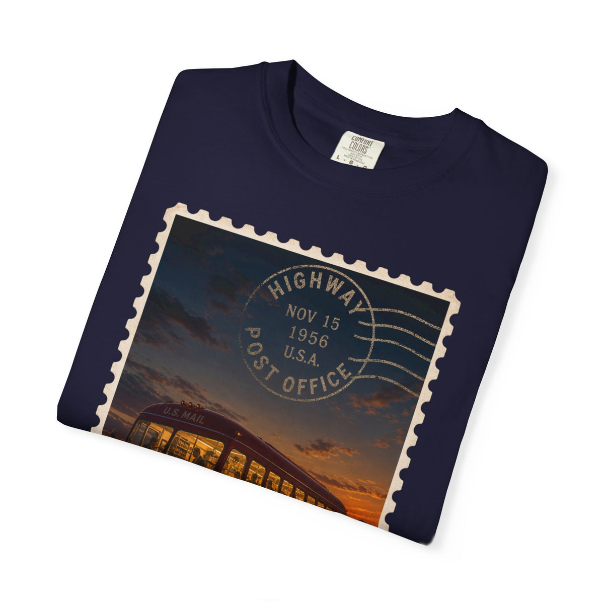 Highway Post Office 1941 — Vintage Mail Bus Shirt | Trivia Mail Carrier Tee