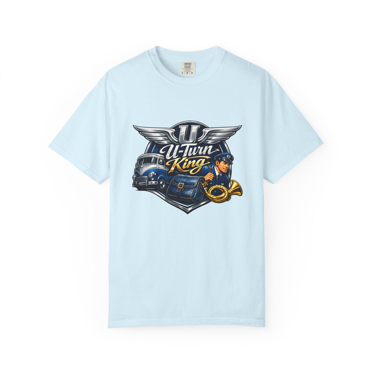 Mail Carrier T-Shirt - U-Turn King | Funny Mail Carrier Tee | Comfort Colors | Comfort Colors® 1717