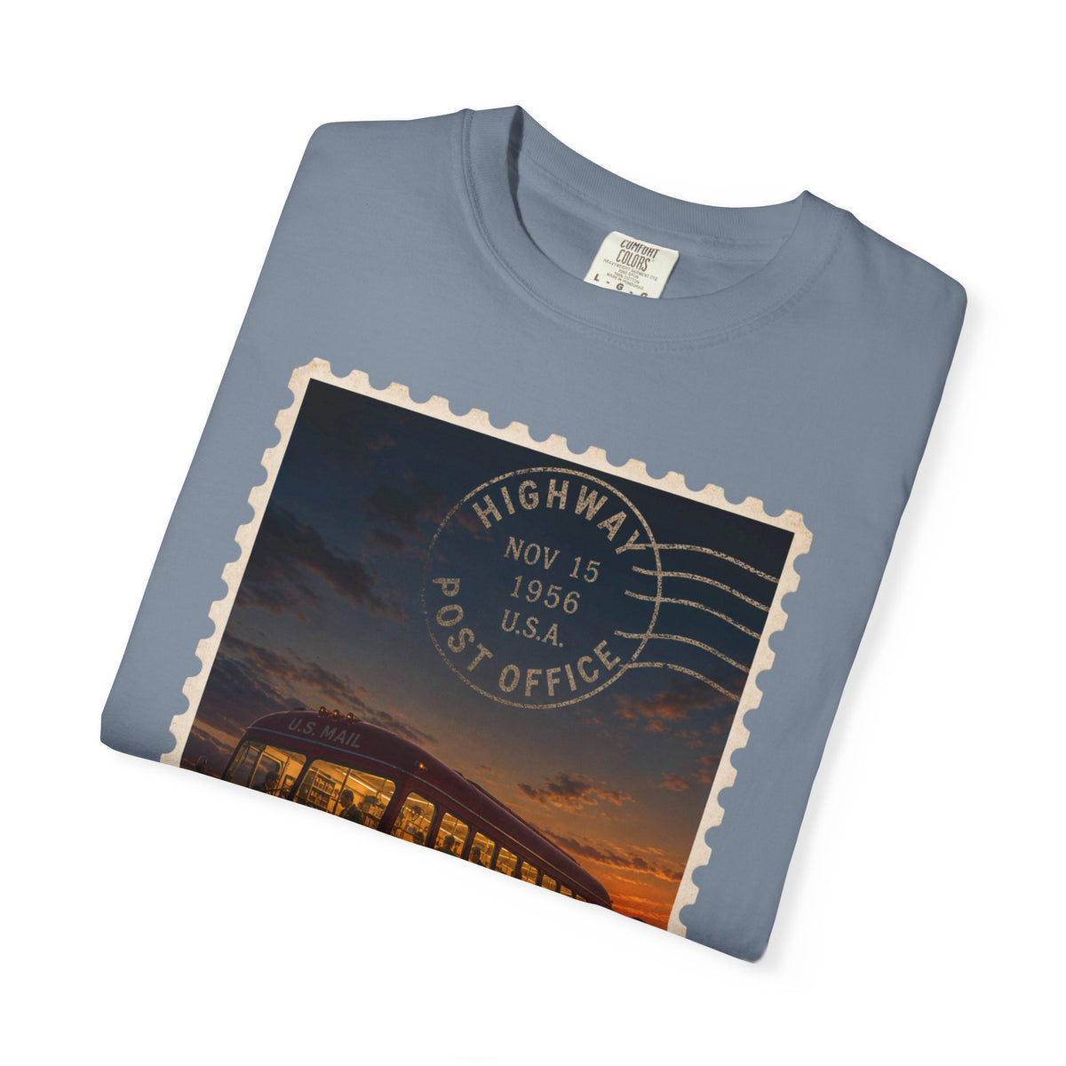 Highway Post Office 1941 — Vintage Mail Bus Shirt | Trivia Mail Carrier Tee