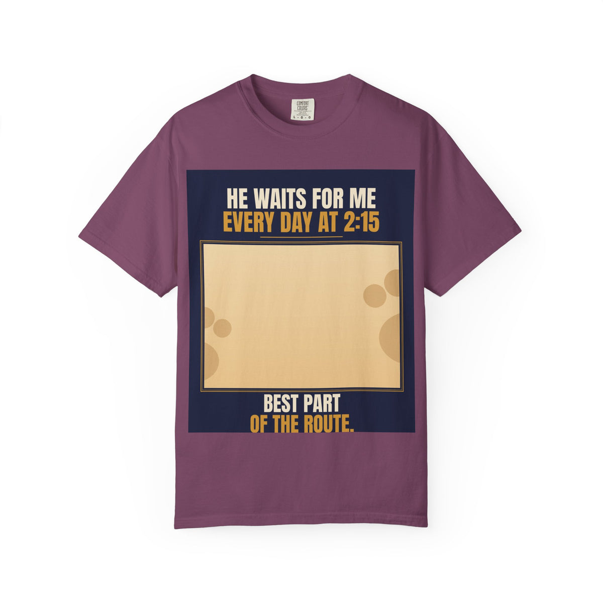 Mail Carrier T-Shirt - Best Part of the Route | Funny Mail Carrier Tee | Comfort Colors