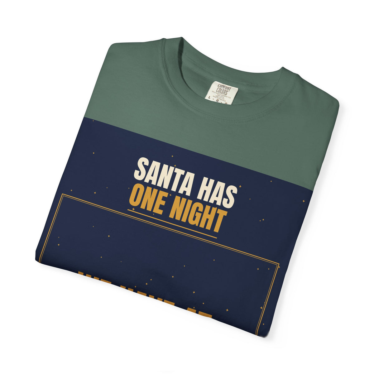 Mail Carrier T-Shirt - Santa Has One Night | Funny Mail Carrier Tee | Comfort Colors