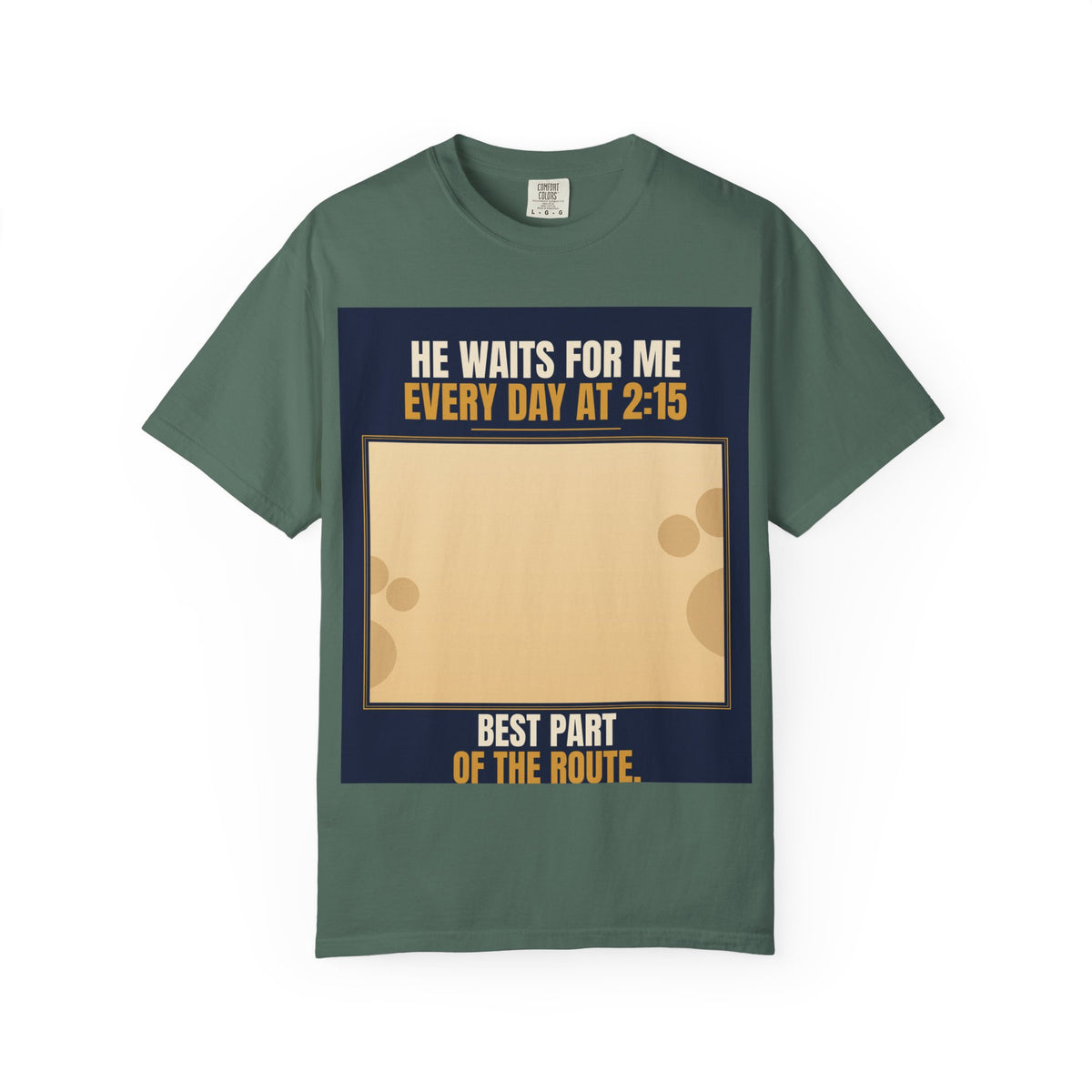 Mail Carrier T-Shirt - Best Part of the Route | Funny Mail Carrier Tee | Comfort Colors