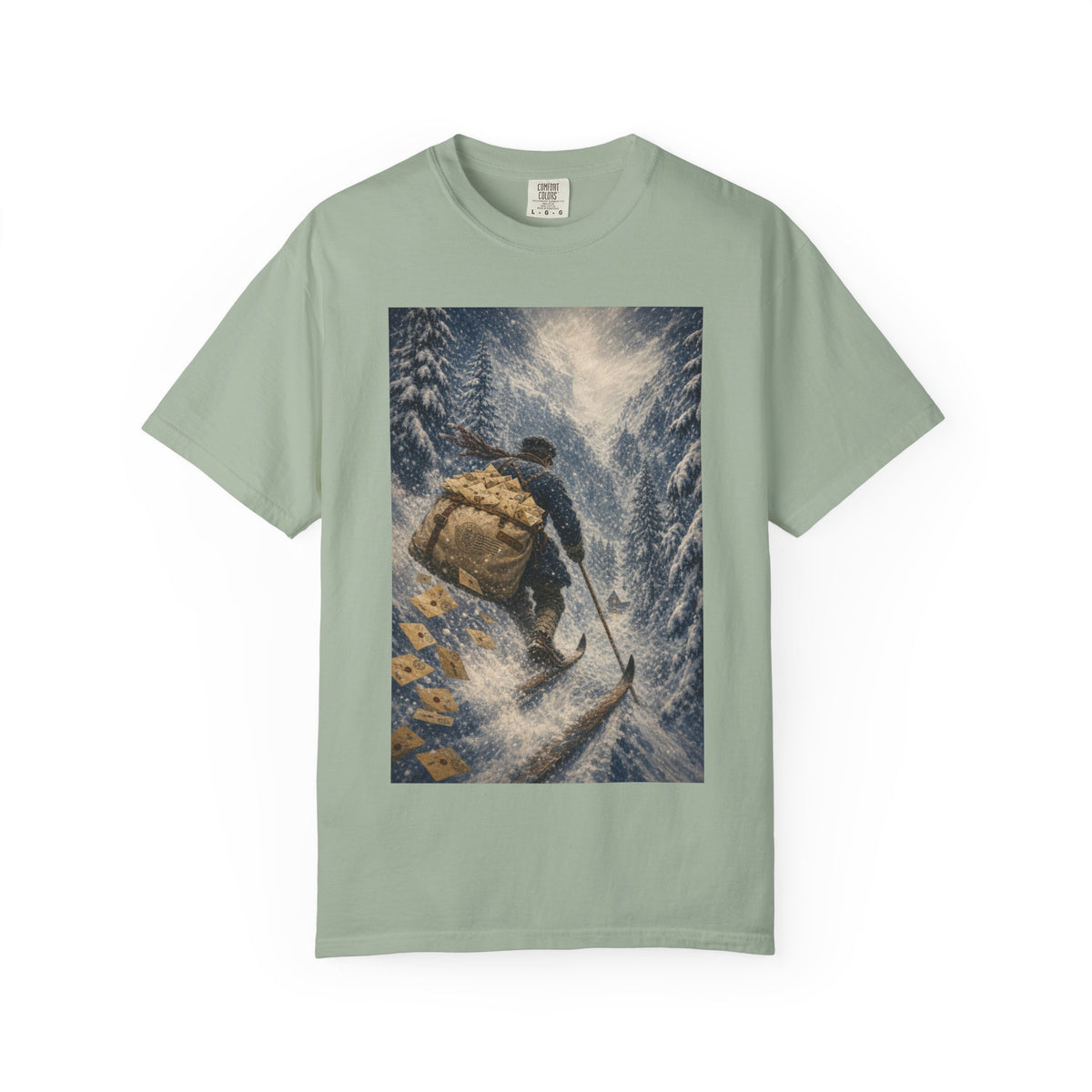 Snowshoe Thompson 1856 — Vintage Ski Mailman Shirt | Funny Mail Carrier Tee